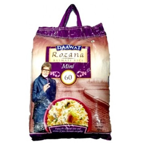 DAAWAT ROZANA BASMATI RICE MINI 60,10KG